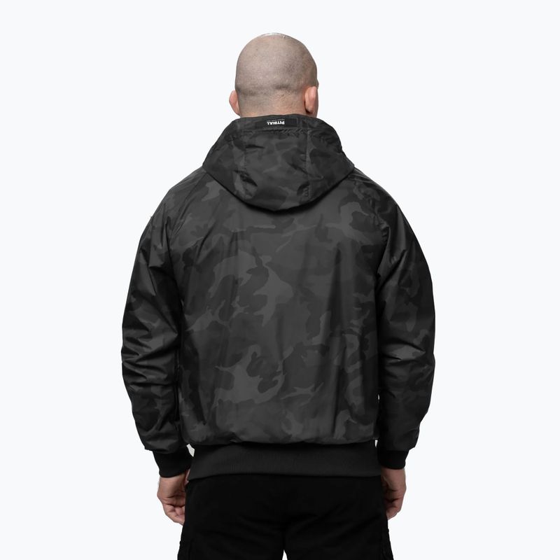 Куртка чоловіча Pitbull Athletic Logo Nylon Hooded black 3