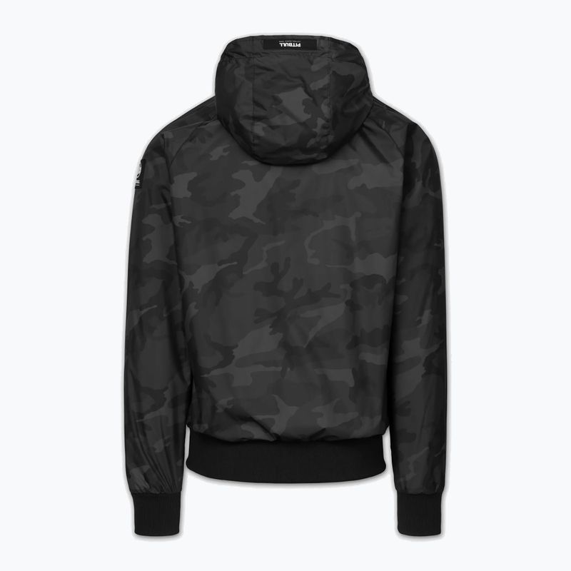 Куртка чоловіча Pitbull Athletic Logo Nylon Hooded black 7