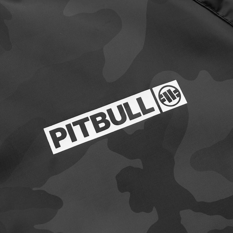 Куртка чоловіча Pitbull Athletic Logo Nylon Hooded black 10