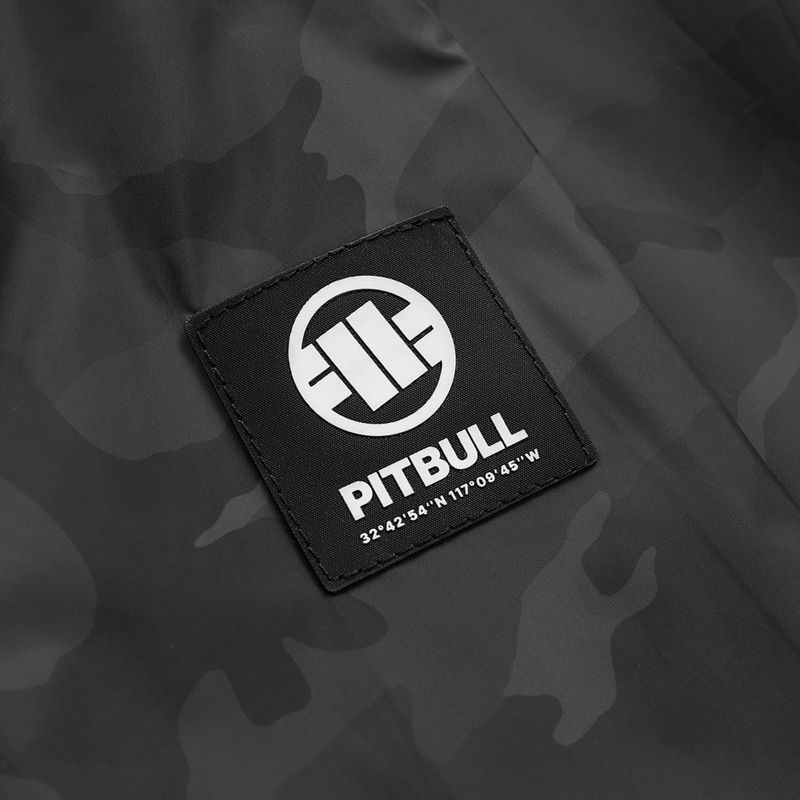 Куртка чоловіча Pitbull Athletic Logo Nylon Hooded black 11