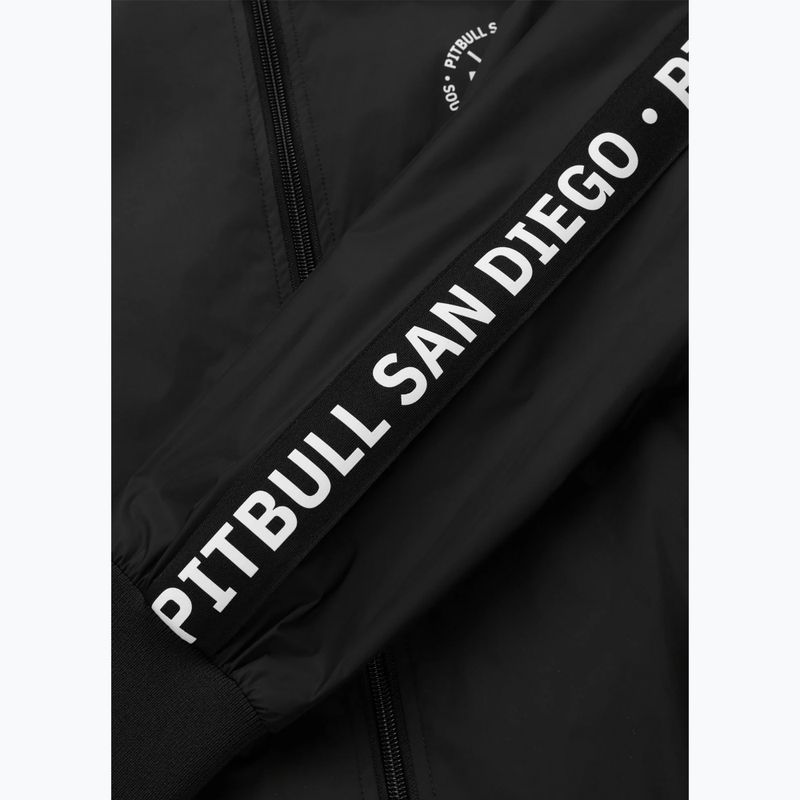 Куртка чоловіча Pitbull Athletic Tape Nylon Hooded black 7