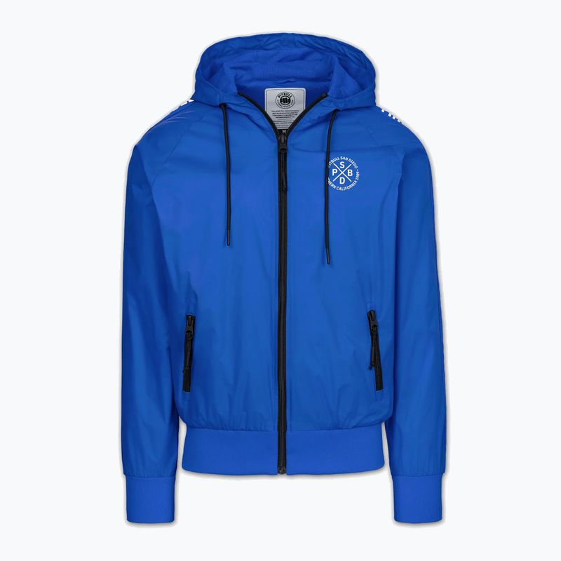 Куртка чоловіча Pitbull Athletic Tape Nylon Hooded electric blue 5