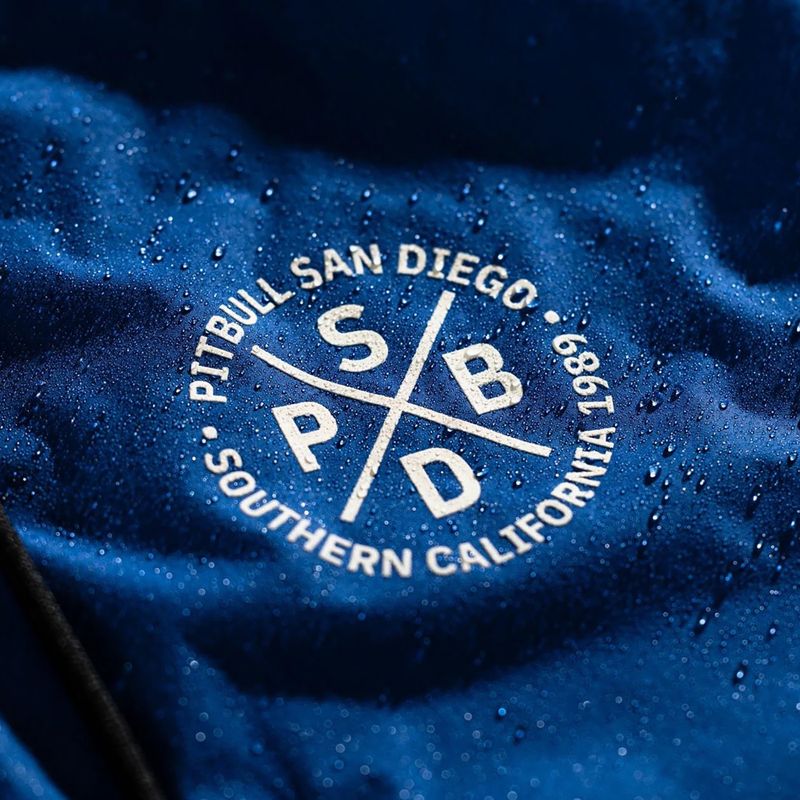 Куртка чоловіча Pitbull Athletic Tape Nylon Hooded electric blue 7