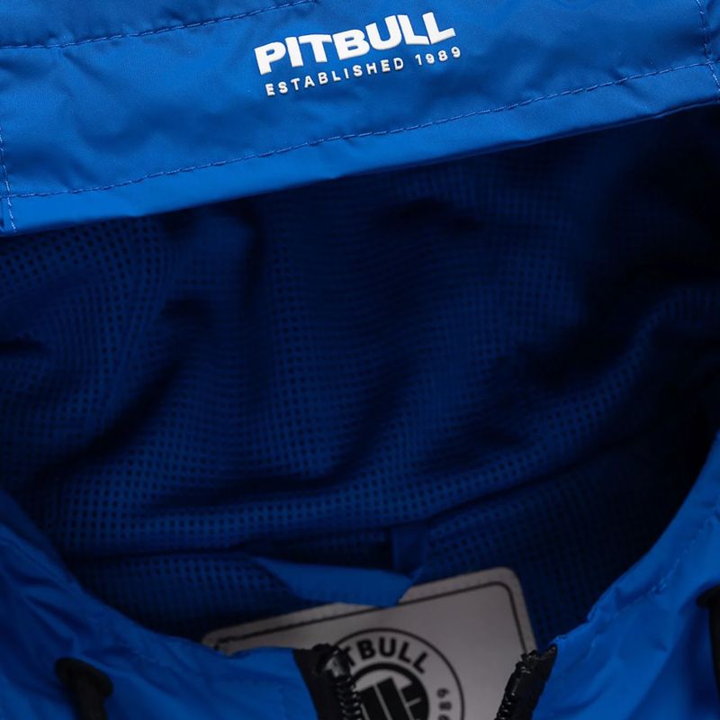 Куртка чоловіча Pitbull Athletic Tape Nylon Hooded electric blue 11