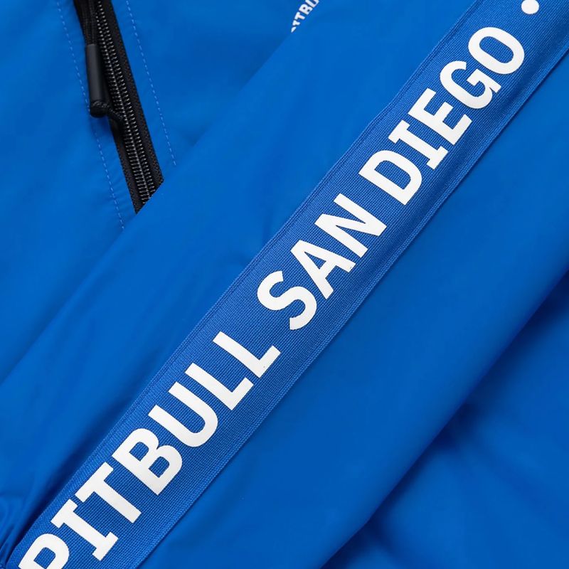 Куртка чоловіча Pitbull Athletic Tape Nylon Hooded electric blue 12