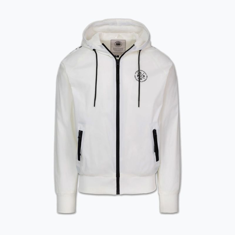 Куртка чоловіча Pitbull Athletic Tape Nylon Hooded off white 4