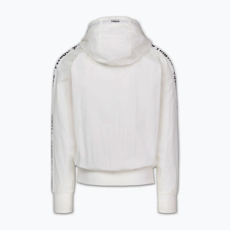 Куртка чоловіча Pitbull Athletic Tape Nylon Hooded off white 5