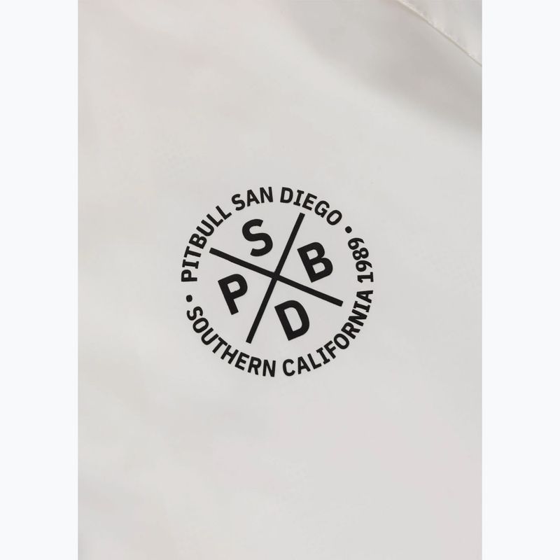 Куртка чоловіча Pitbull Athletic Tape Nylon Hooded off white 8