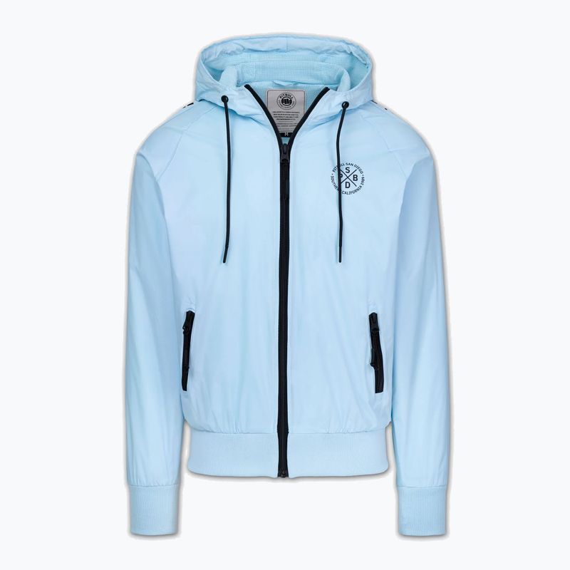 Куртка чоловіча Pitbull Athletic Tape Nylon Hooded light blue 5