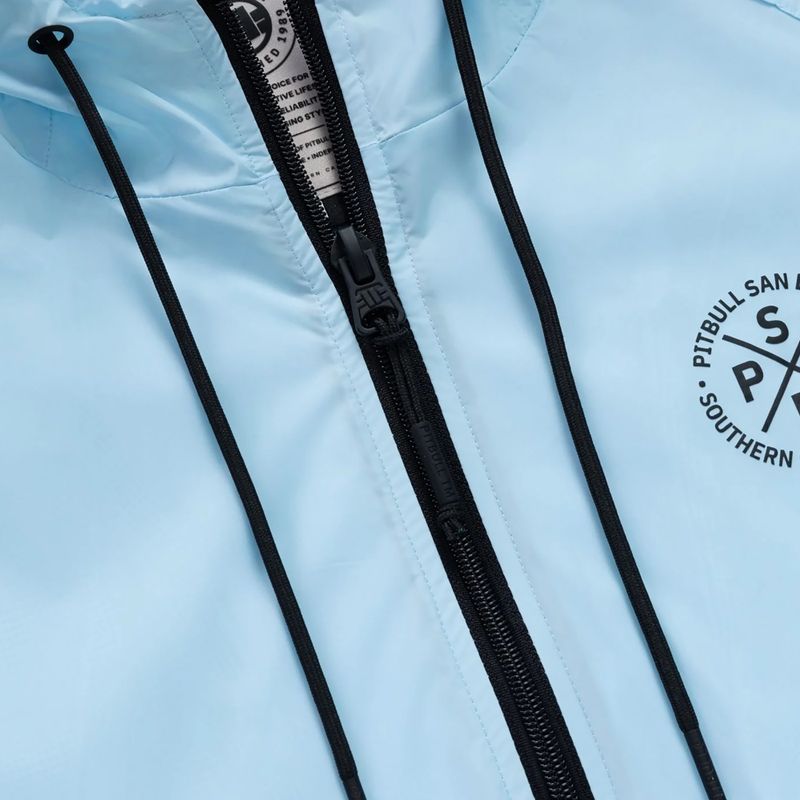 Куртка чоловіча Pitbull Athletic Tape Nylon Hooded light blue 7