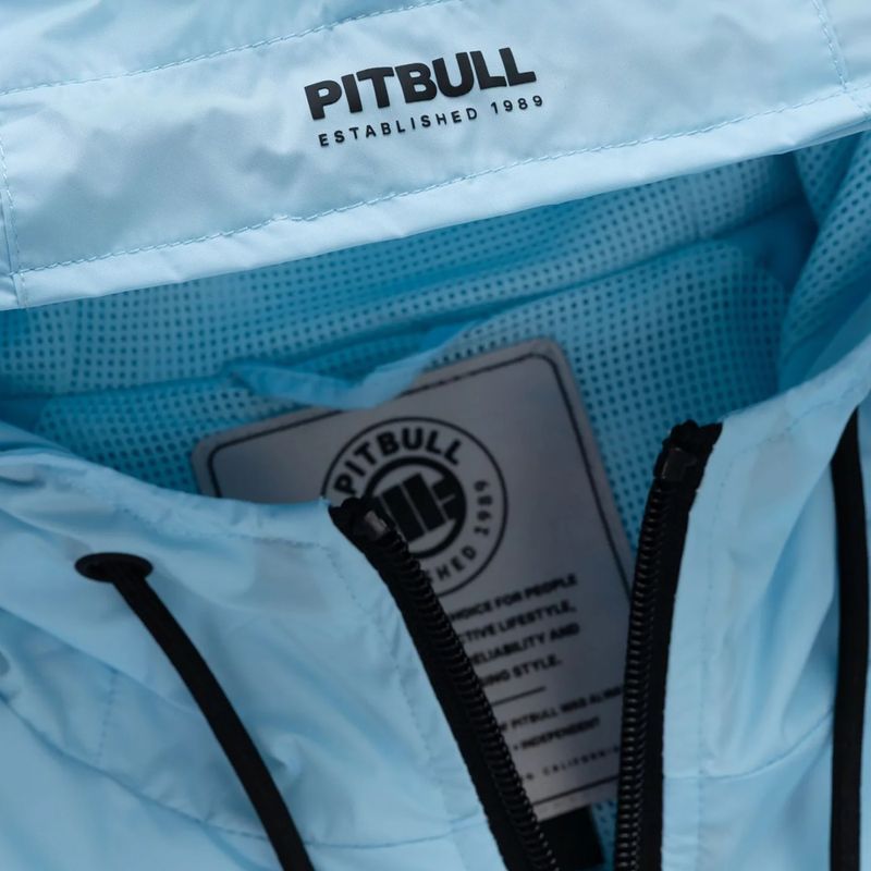 Куртка чоловіча Pitbull Athletic Tape Nylon Hooded light blue 9