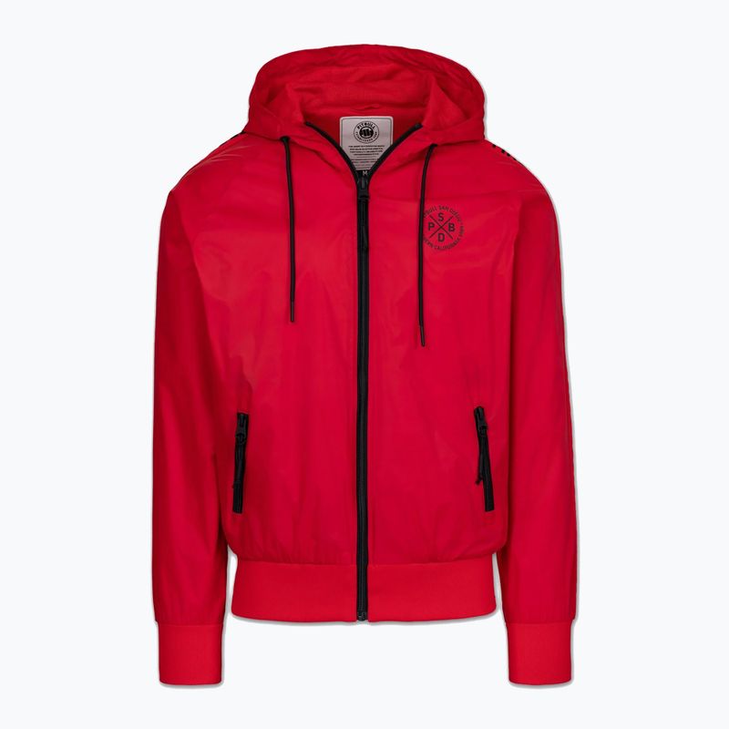 Куртка чоловіча Pitbull Athletic Tape Nylon Hooded red 6