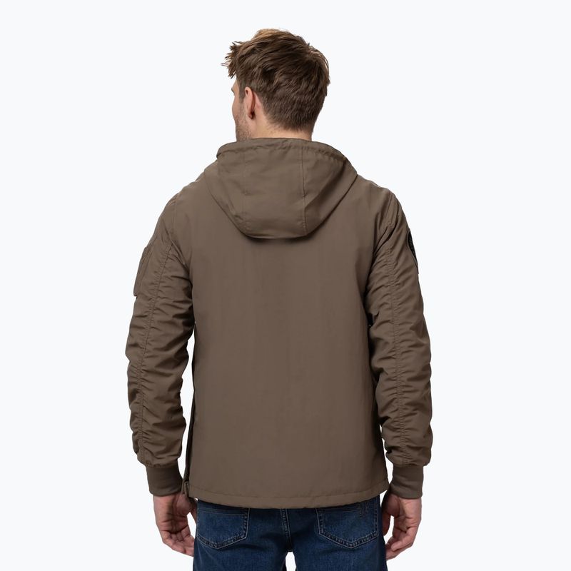Куртка чоловіча Pitbull Meandro Kangaroo dark brown 3