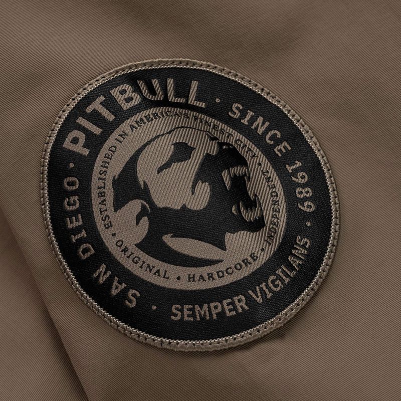 Куртка чоловіча Pitbull Meandro Kangaroo dark brown 9