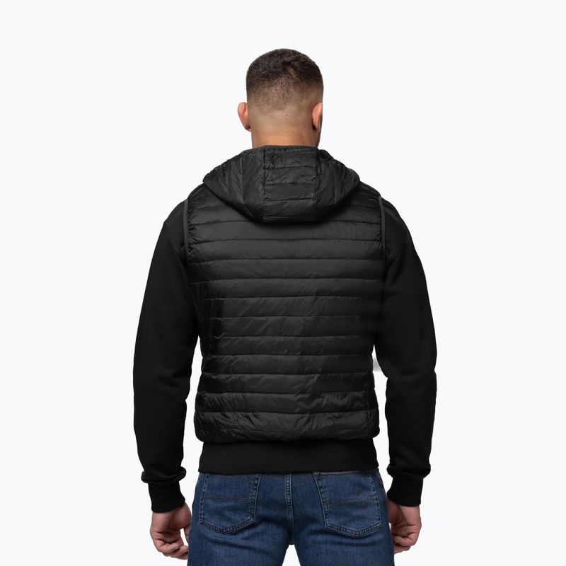 Жилет чоловічий Pitbull Hofer Hybrid Padded Hooded black 3