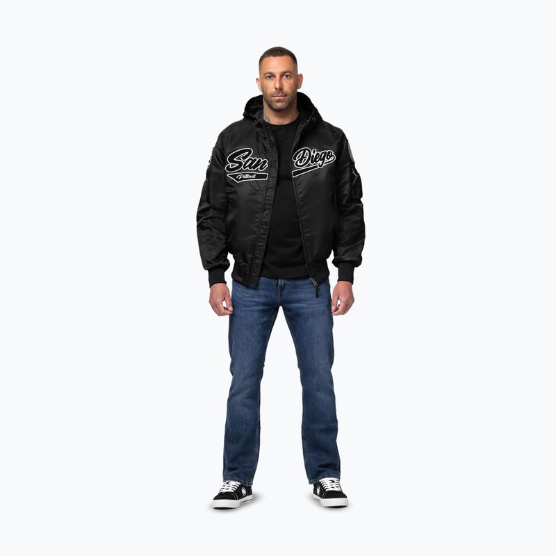 Куртка чоловіча Pitbull Aero Flight Hooded black 2