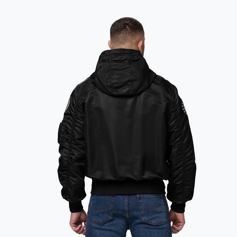 Куртка чоловіча Pitbull Aero Flight Hooded black 3