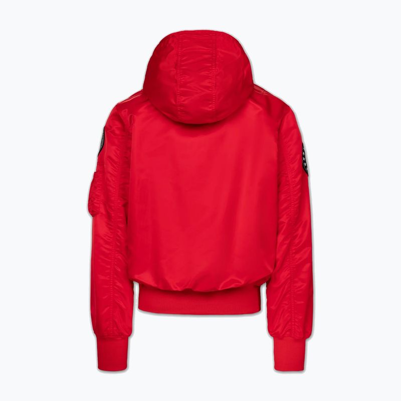 Куртка чоловіча Pitbull Aero Flight Hooded fluo/red 6