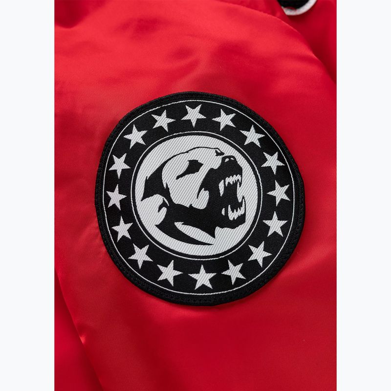 Куртка чоловіча Pitbull Aero Flight Hooded fluo/red 9