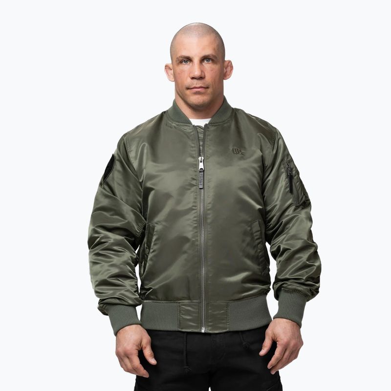 Куртка чоловіча Pitbull Akron MA1 Flight olive 5