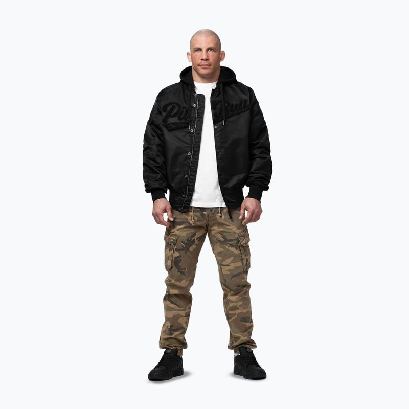 Куртка чоловіча Pitbull Mason San Diego Baseball Hooded black 2