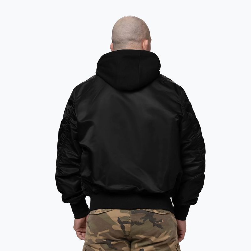 Куртка чоловіча Pitbull Mason San Diego Baseball Hooded black 3