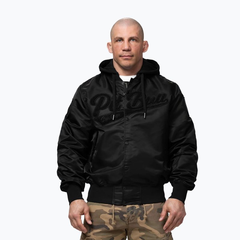Куртка чоловіча Pitbull Mason San Diego Baseball Hooded black 4
