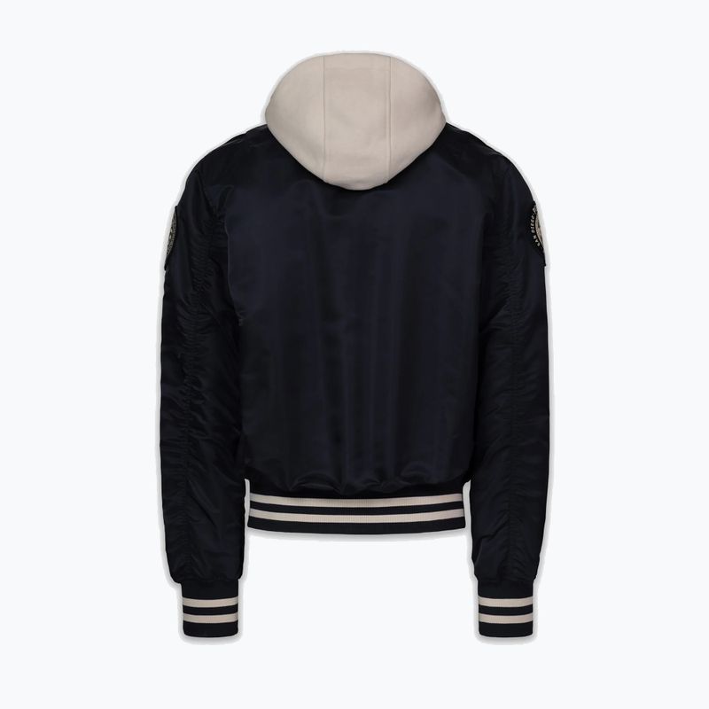 Куртка чоловіча Pitbull Mason San Diego Baseball Hooded dark navy/beige 5