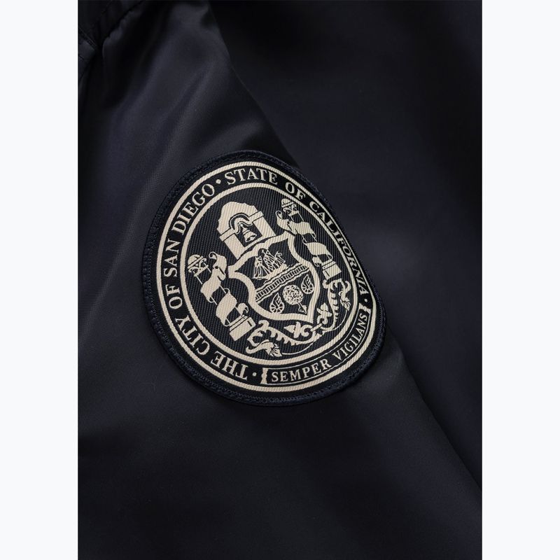 Куртка чоловіча Pitbull Mason San Diego Baseball Hooded dark navy/beige 7
