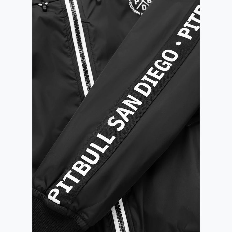 Куртка жіноча Pitbull Aaricia Stripes Nylon Hooded black 8