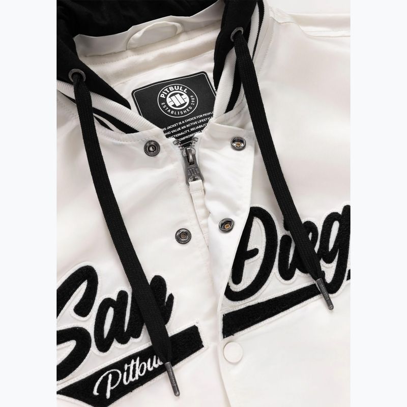 Куртка жіноча Pitbull Angela San Diego Hooded Varsity off white 7