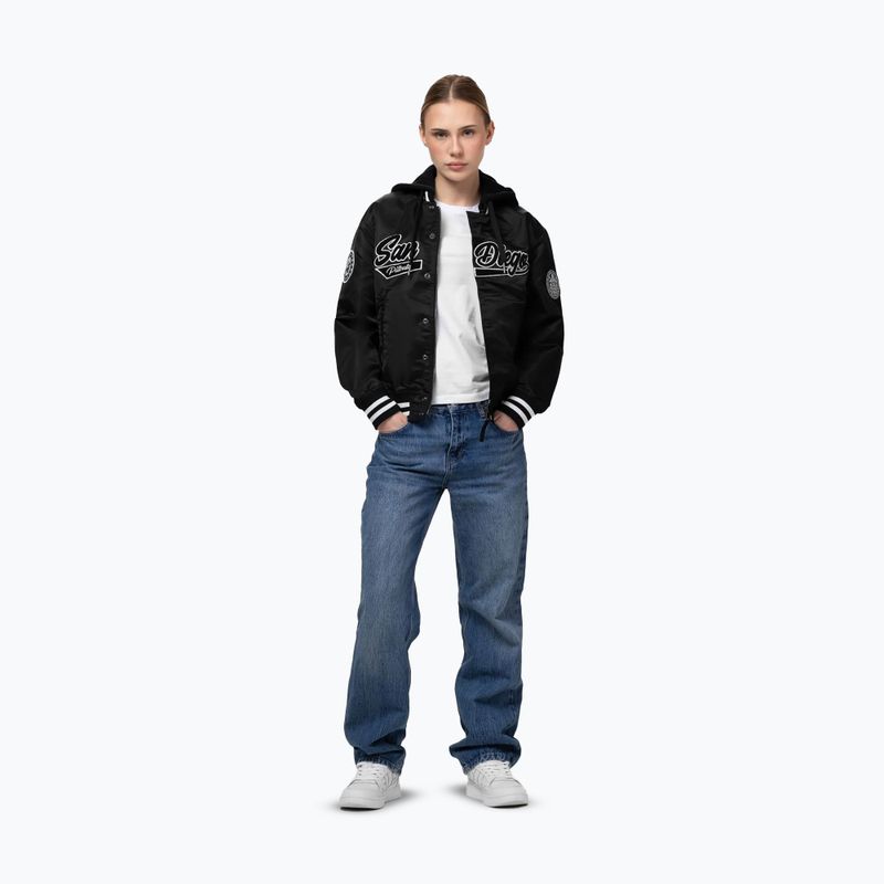 Куртка жіноча Pitbull Angela San Diego Hooded Varsity black 2
