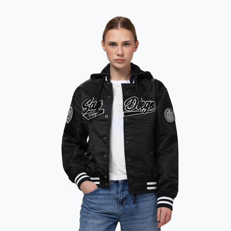 Куртка жіноча Pitbull Angela San Diego Hooded Varsity black 4