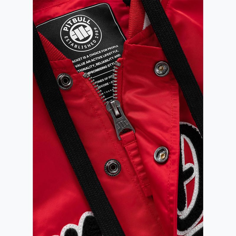 Куртка жіноча Pitbull Angela San Diego Hooded Varsity fluo/red 9