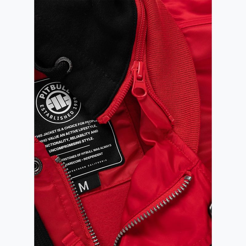 Куртка жіноча Pitbull Angela San Diego Hooded Varsity fluo/red 13