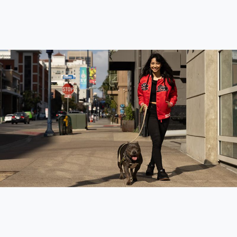 Куртка жіноча Pitbull Angela San Diego Hooded Varsity fluo/red 17