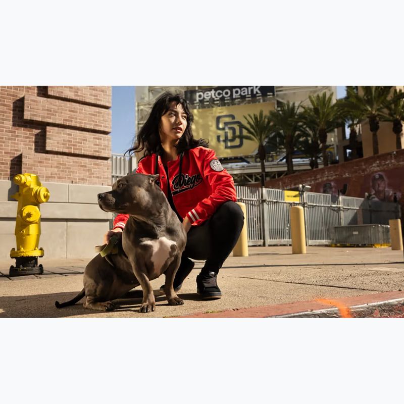 Куртка жіноча Pitbull Angela San Diego Hooded Varsity fluo/red 19