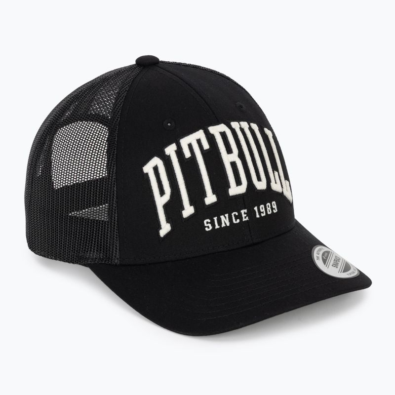 Кепка чоловіча Pitbull Mesh "Pitbull Norton" Trucker Low Profile black/black