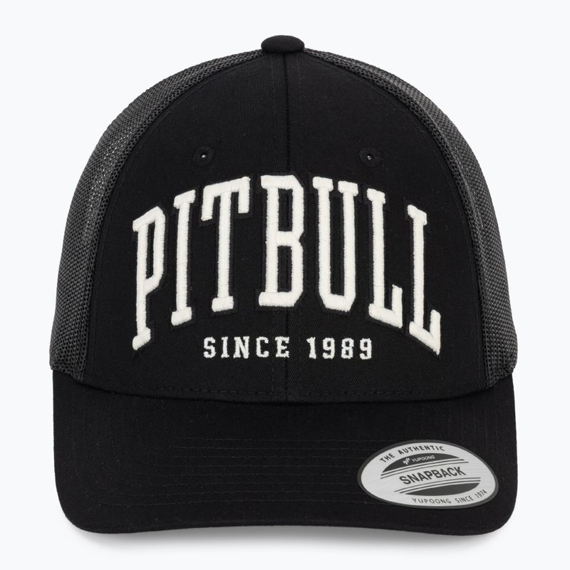 Кепка чоловіча Pitbull Mesh "Pitbull Norton" Trucker Low Profile black/black 2
