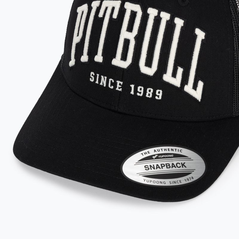 Кепка чоловіча Pitbull Mesh "Pitbull Norton" Trucker Low Profile black/black 3