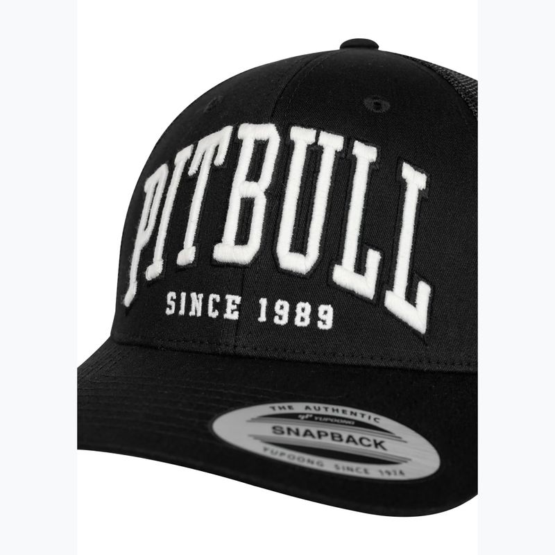Кепка чоловіча Pitbull Mesh "Pitbull Norton" Trucker Low Profile black/black 3