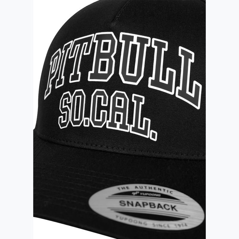 Чоловіча кепка Pitbull "SO.CAL." Retro Trucker black/black/white 3