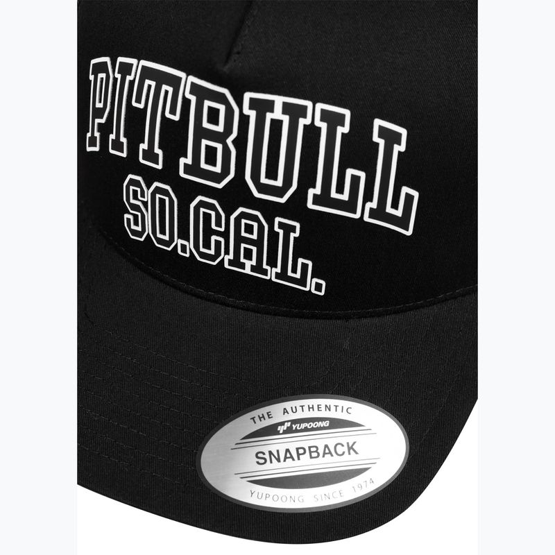 Чоловіча кепка Pitbull "SO.CAL." Retro Trucker black/black/white 4