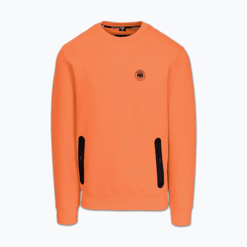 Кофта чоловіча Pitbull Dogwood Crewneck Sweatshirt fluo orange 4