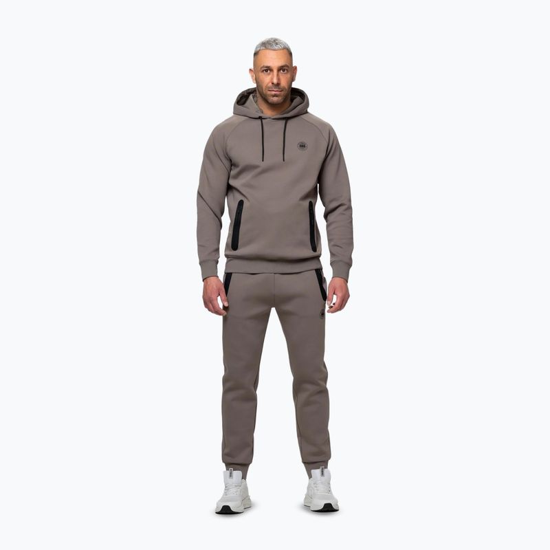 Кофта чоловіча Pitbull Dogwood Hooded Sweatshirt taupe 2