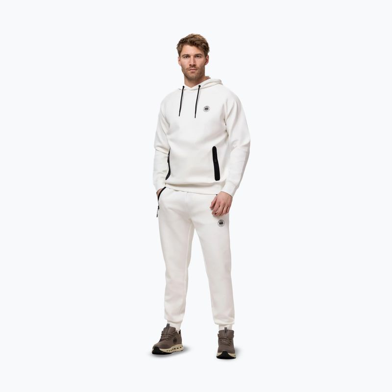 Кофта чоловіча Pitbull Dogwood Hooded Sweatshirt off white 2