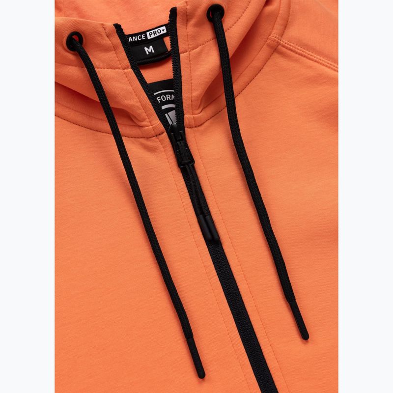 Кофта чоловіча Pitbull Dogwood Hooded Zip Sweatshirt fluo orange 7