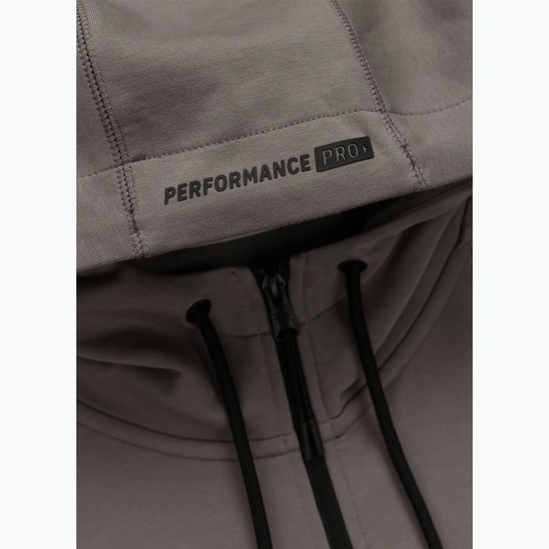 Кофта чоловіча Pitbull Dogwood Hooded Zip Sweatshirt taupe 10