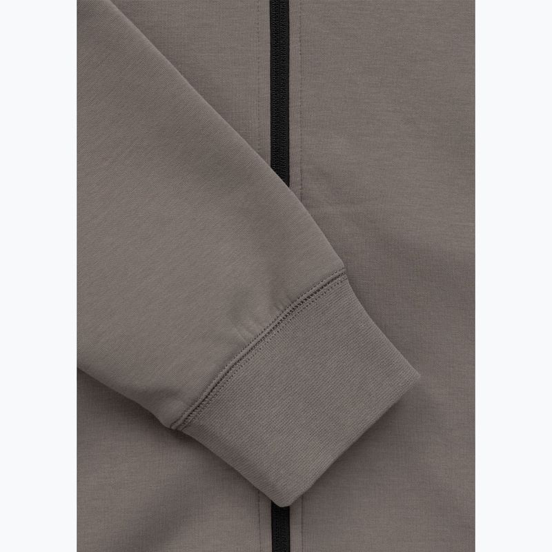 Кофта чоловіча Pitbull Dogwood Hooded Zip Sweatshirt taupe 11