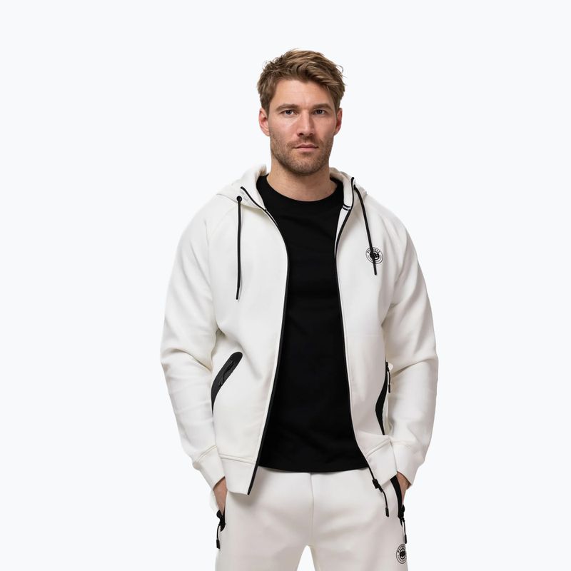 Кофта чоловіча Pitbull Dogwood Hooded Zip Sweatshirt off white 4